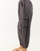 Charcoal Acid Washed Cargo Jogger Jeans Charcoal Acid Washed Cargo Jogger Jeans