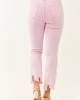 Saige Baby Pink Tummy Control Stretchy Flare Jeans