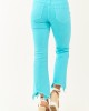 Mica Denim Azure Stretchy Crop Flare Jeans