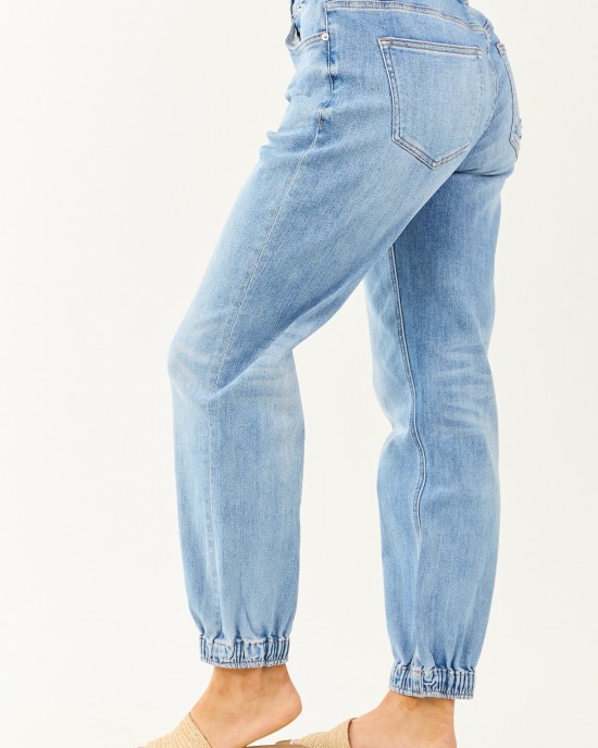 Mica Denim Medium High Rise Stretchy Jogger Jeans