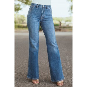 KanCan Medium Wash Ultra High Rise Flare Jeans