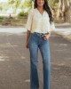 KanCan Medium Wash Ultra High Rise Flare Jeans