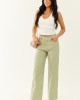 Sage High Waisted Straight Leg Denim Pants