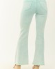 Saige Turquoise Tummy Control Stretchy Flare Jeans