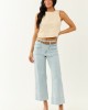 Mica Denim Light Wash Wide Leg Stretchy Jeans