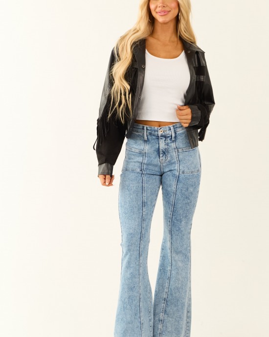 Special A Light Tummy Control Stretchy Flare Jeans
