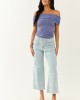 Mica Denim Light Wash Wide Leg Stretchy Jeans