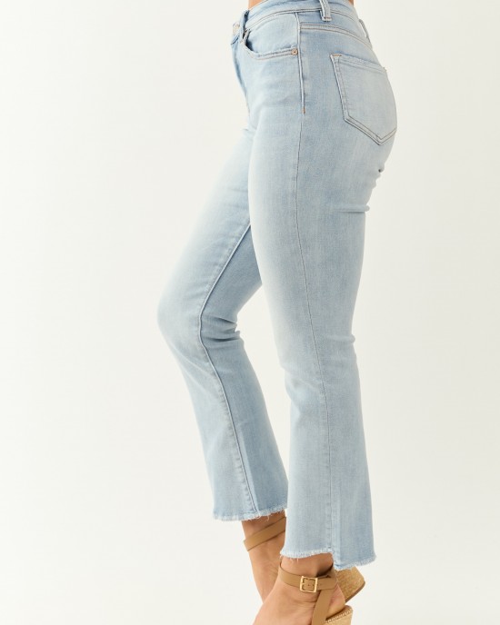 Mica Denim Light Wash Stretchy Soft Kick Flare Jeans