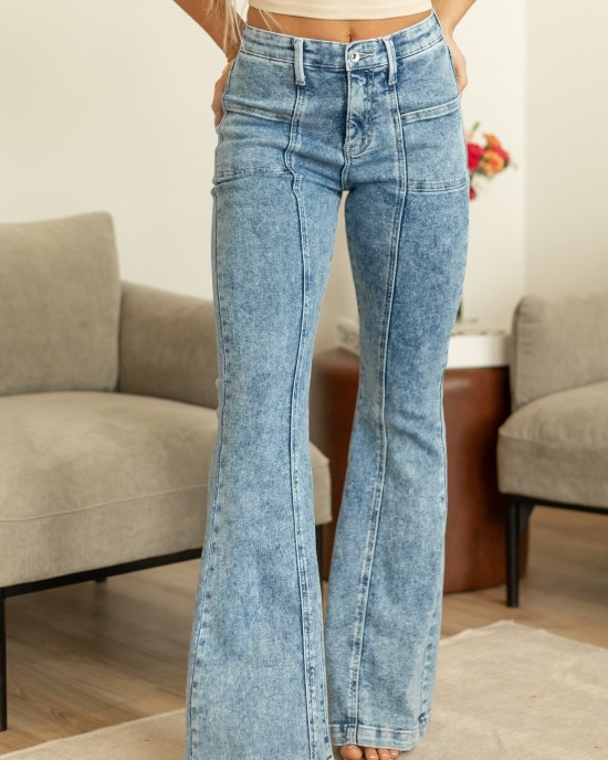 Special A Light Tummy Control Stretchy Flare Jeans