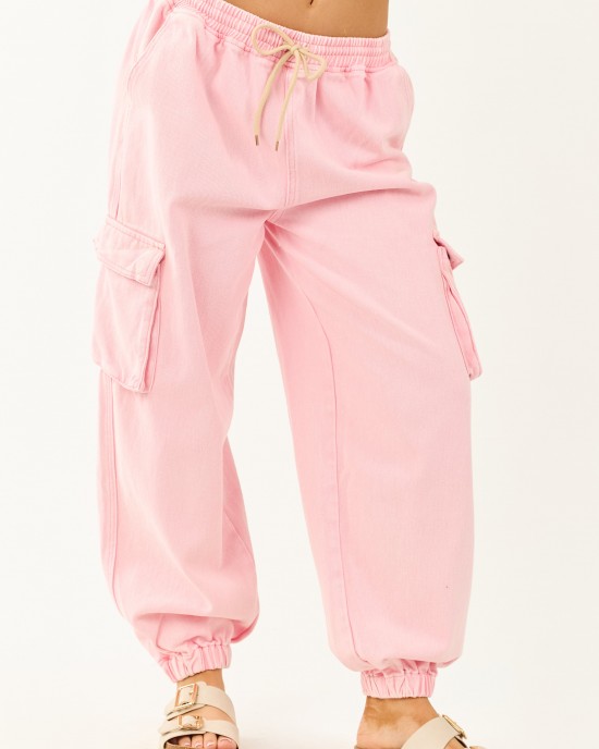 Carnation Acid Washed Cargo Jogger Jeans