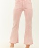 Saige Cherry Blossom Tummy Control Stretchy Flare Jeans