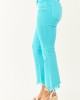 Mica Denim Azure Stretchy Crop Flare Jeans