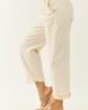 Risen Ivory High Rise Cuffed Stretchy Barrel Jeans Risen Ivory High Rise Cuffed Stretchy Barrel Jeans
