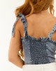 Medium Mineral Wash Chambray Denim Tank Top