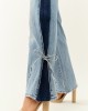 Saige Side Panel Tummy Control Wide Leg Jeans