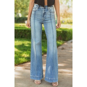 Hidden Medium Wash Bootcut High Rise Stretchy Jeans