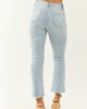 Mica Denim Light Wash Stretchy Soft Kick Flare Jeans