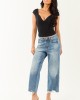 Black Cap Sleeve Fitted Crop Top Black Cap Sleeve Fitted Crop Top