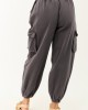 Charcoal Acid Washed Cargo Jogger Jeans Charcoal Acid Washed Cargo Jogger Jeans