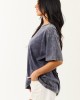 Spruce Acid Wash Relaxed Cotton Short Sleeve Top