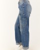 Sneak Peek Medium Wash Utility Straight Jeans