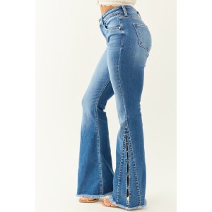 KanCan Medium Wash Stretchy Flare Leg Jeans