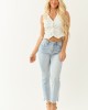 Mica Denim Light Wash Stretchy Soft Kick Flare Jeans