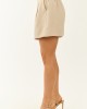 She+Sky Sand Elastic Waistband Shorts