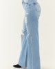 Risen Light Wash Distressed Bootcut Jeans