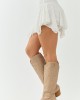 Off White High Waisted Lace Mini Skort