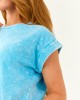 Cornflower Soft Washed Cotton Short Sleeve Top