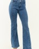 Saige Medium Dark Wash Flare Leg Stretchy Jeans Saige Medium Dark Wash Flare Leg Stretchy Jeans