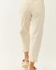 Risen Ivory High Rise Cuffed Stretchy Barrel Jeans Risen Ivory High Rise Cuffed Stretchy Barrel Jeans