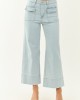 Mica Denim Light Wash Wide Leg Stretchy Jeans