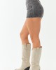 Black Washed Stretchy Denim Mini Shorts Black Washed Stretchy Denim Mini Shorts