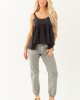 Mica Denim Faded Juniper Cropped Jogger Jeans