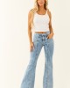 Special A Light Tummy Control Stretchy Flare Jeans