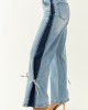 Saige Side Panel Tummy Control Wide Leg Jeans