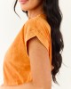 Sunset Soft Washed Cotton Short Sleeve Top