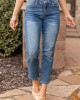 Special A Medium Tummy Control Stretchy Slim Straight Jeans Special A Medium Tummy Control Stretchy Slim Straight Jeans