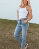 Judy Blue Stretchy Drawstring Tie Jogger Jeans