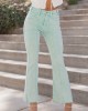 Saige Turquoise Tummy Control Stretchy Flare Jeans